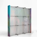 Aluminum Tube Frame Fabric Straight Pop Up Display 3.0x4.0m