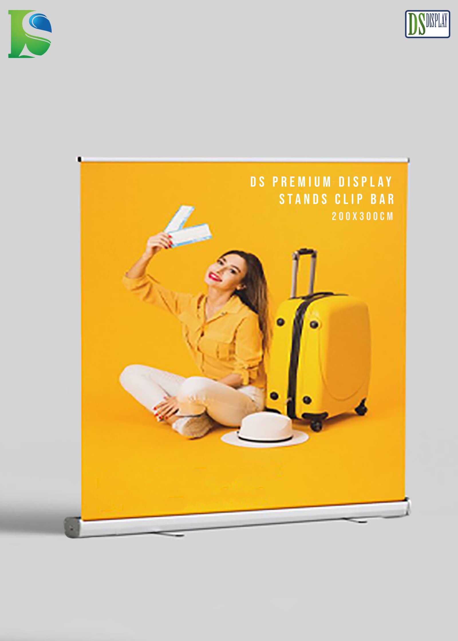 DS Premium Display Stands Clip Bar Type 300x200cm DS Premium Display Stands Clip Bar Type 300x200cm