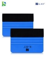 Blue Plastic Felt Edge Squeegee<br> (2 for 10 | 1 for 7)