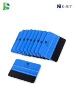 Blue Plastic Felt Edge Squeegee<br> (2 for 10 | 1 for 7) - Image 3