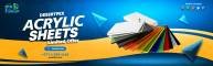 Acrylic sheet banner