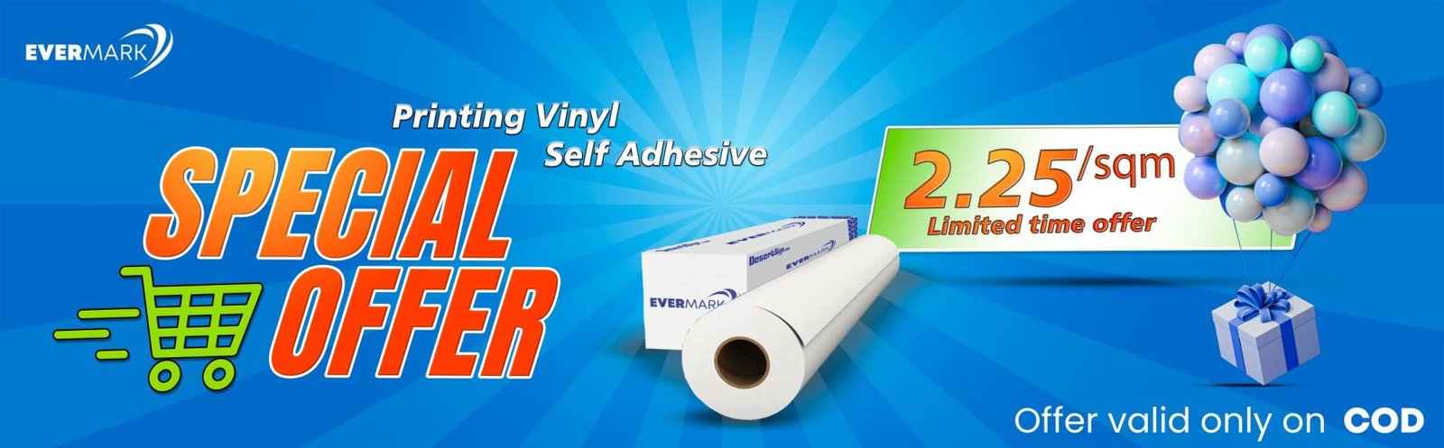 Evermark printing vinyl self adhesive_offer_Banner